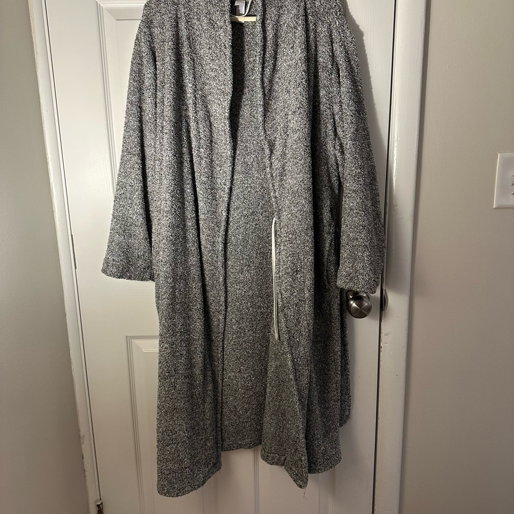 stars above Marled Gray Women's Robe
